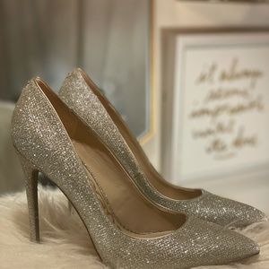 Sam Edelman Silver Metallic High Heels
